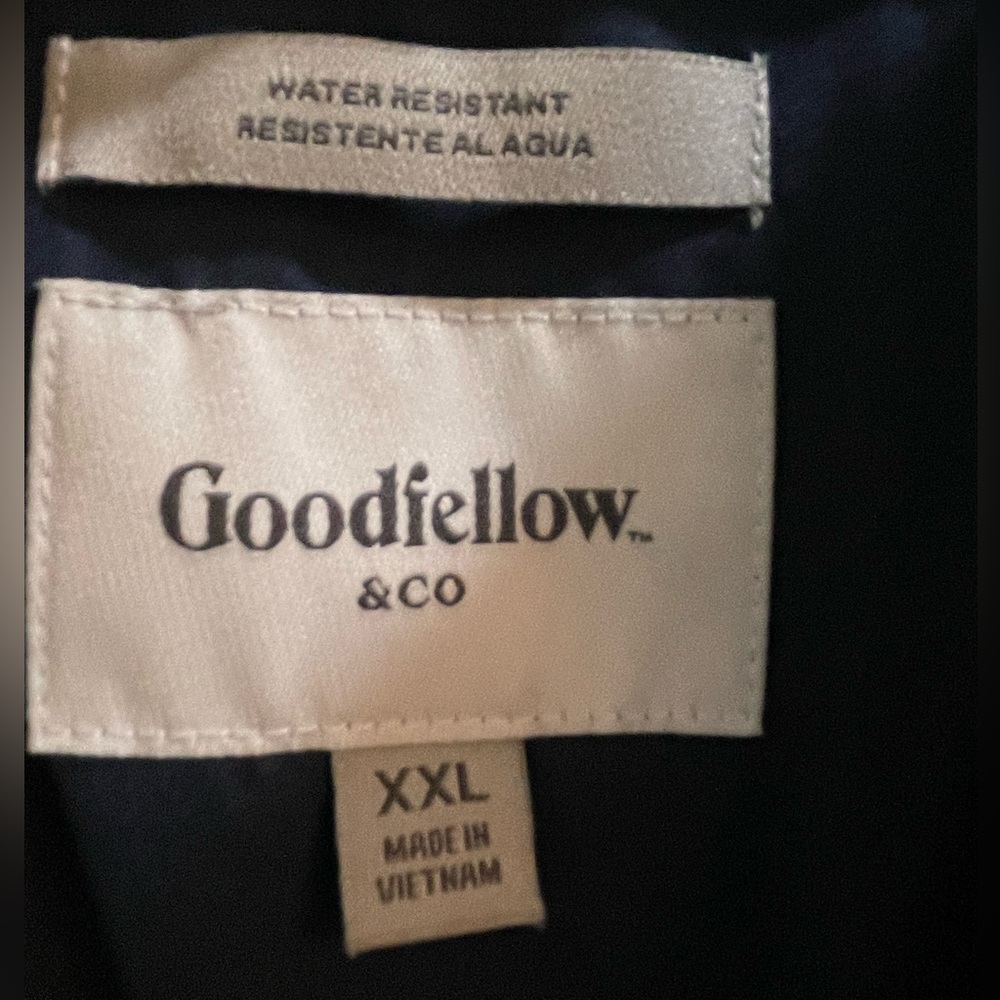 Goodfellow & Co., Mens Lightweight Rain Jacket, Water Resistant, Size XXL, Used - Picture 6 of 9